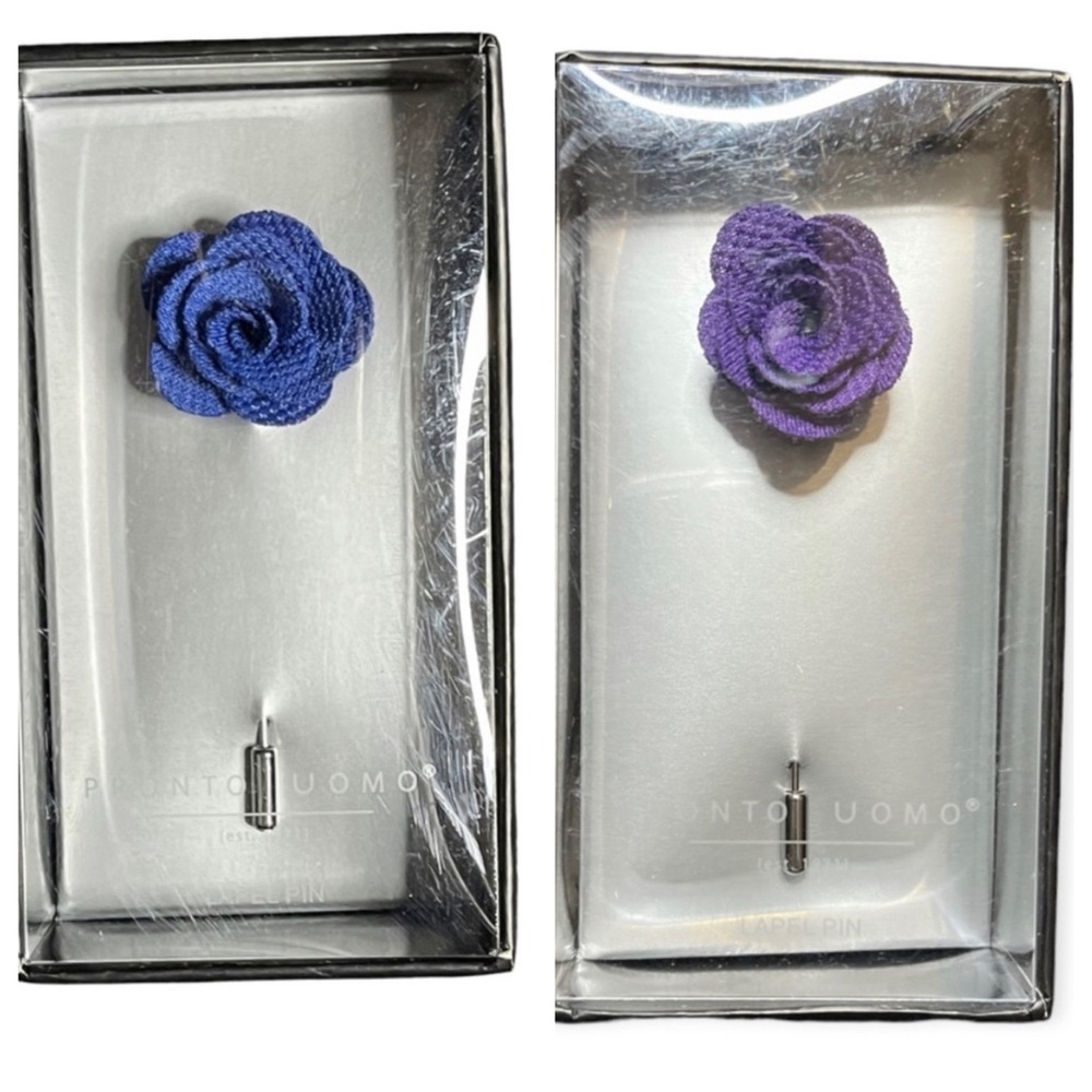 Pronto Uomo Blue Lapel Pin Bundle